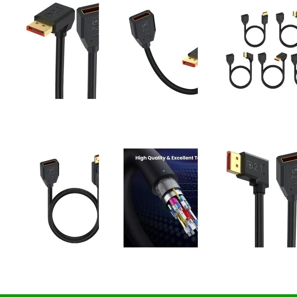 U55C 52GBPS Displayport 2.1 يدعم الكبلات 16K ، 8K 4K240Hz دقة 4090 7900XTX #1