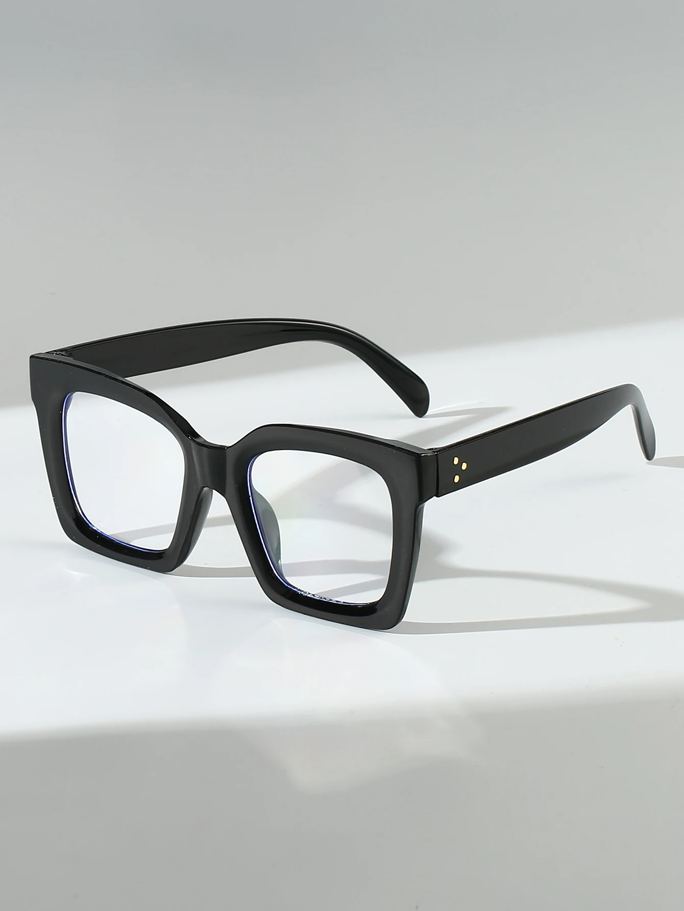1pc black-framed glasses, three-dimensional frame type, all-match single product out of the street