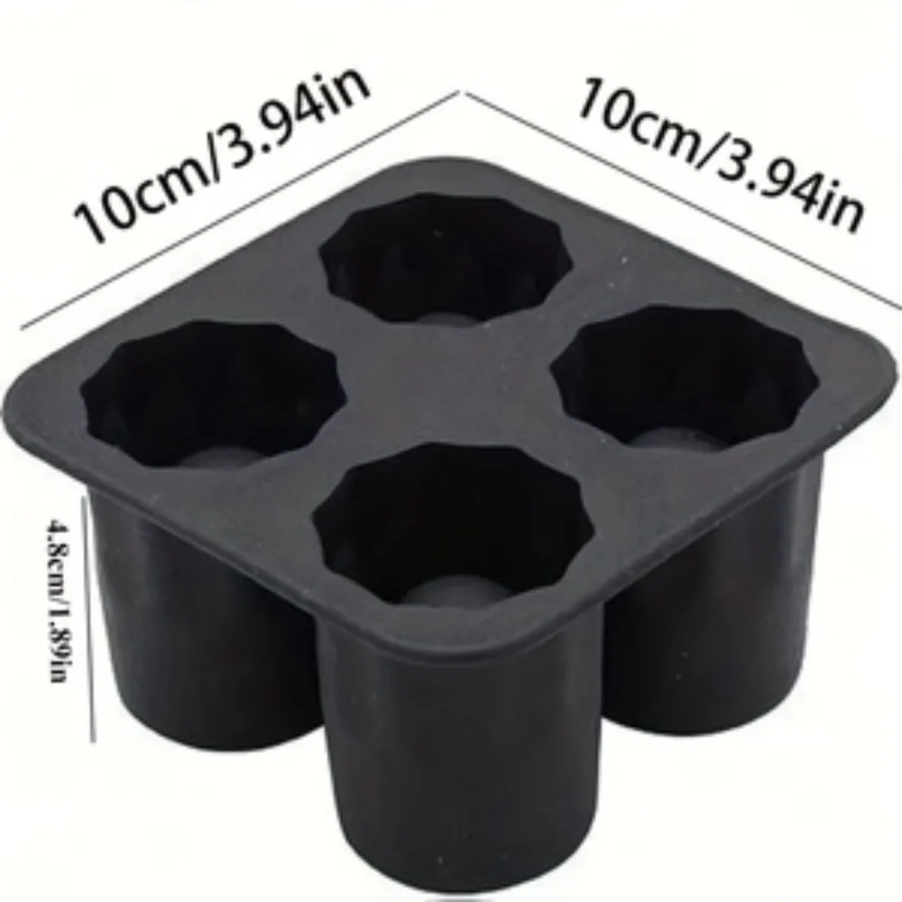 1PC Ice Grid Cylindrical Shape Mold Shot Ice Cube Tray Bar Party Beer Ice Cocktail Cold Drinking Tool