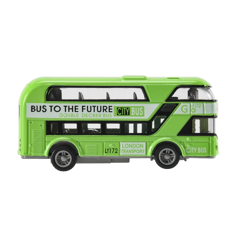 

Double-Decker Bus London Bus Design Car Toys Sightseeing Bus Vehicles Urban Transport Vehicles Commuter Vehicles