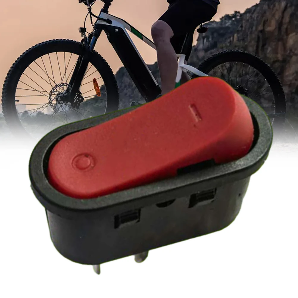 Battery Case Switch Black red Electric Bicycle Switch Good Compatibility High Quality Material Manual Measurement E-bike Repair