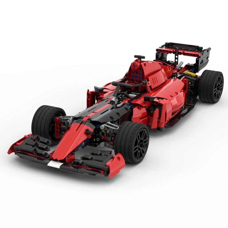 1320PCS MOC Modern Single Seater Racecar Removable Body Panels DIY Model Building Blocks Premium Birthday Toys Gift for Adults