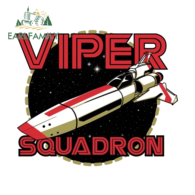 EARLFAMILY 13 см x 10,9 см для Battlestar галактика автомобильные наклейки модная Солнцезащитная оригинальная устойчивая к царапинам наклейка на доску для серфинга