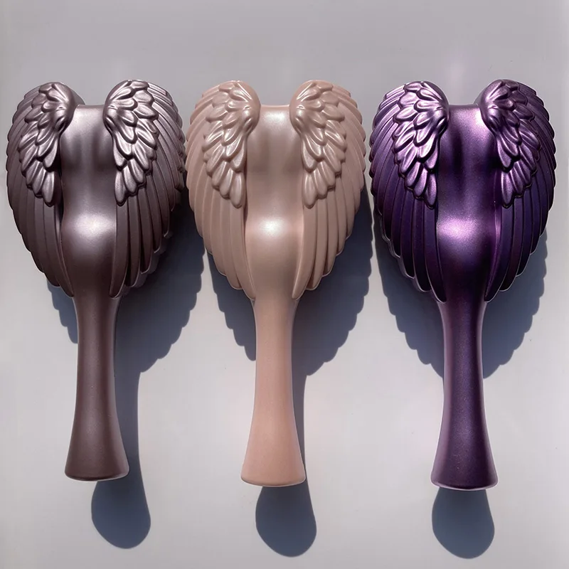 فرشاة شعر أنجل كومب كوين وينجز لتنعيم الشعر بدون تشابك، للاستخدام الجاف والرطب، فرشاة كبيرة للعناية الشخصية للسيدات وأداة تصف... #5