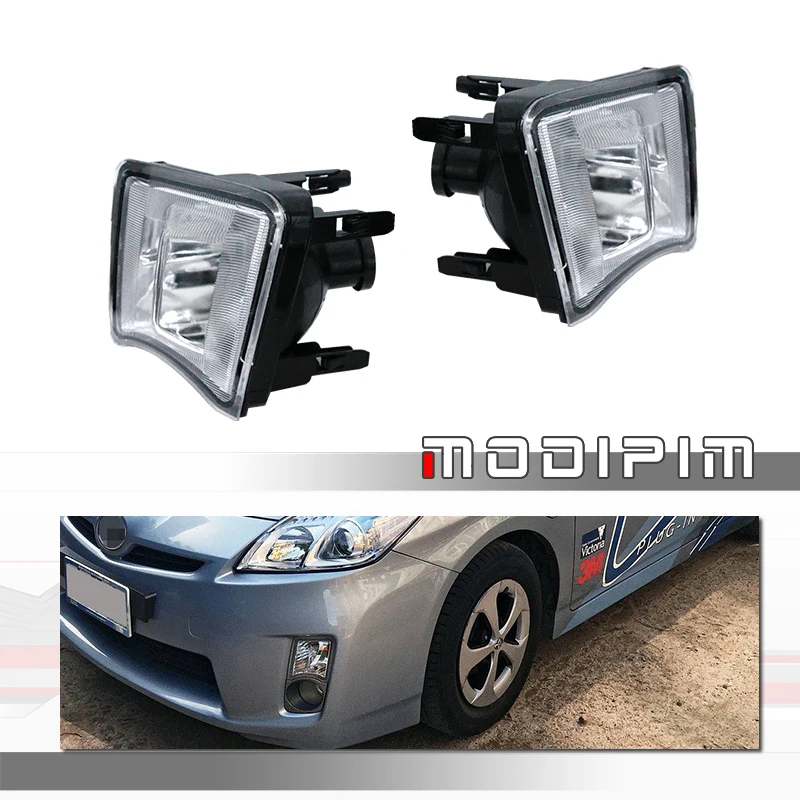 ABS Smoked / Clear Lens Car Front Bumper Turn Signal Light Housings For 2010 2011 Toyota Prius, No Bulb/Socket, Car Accessories