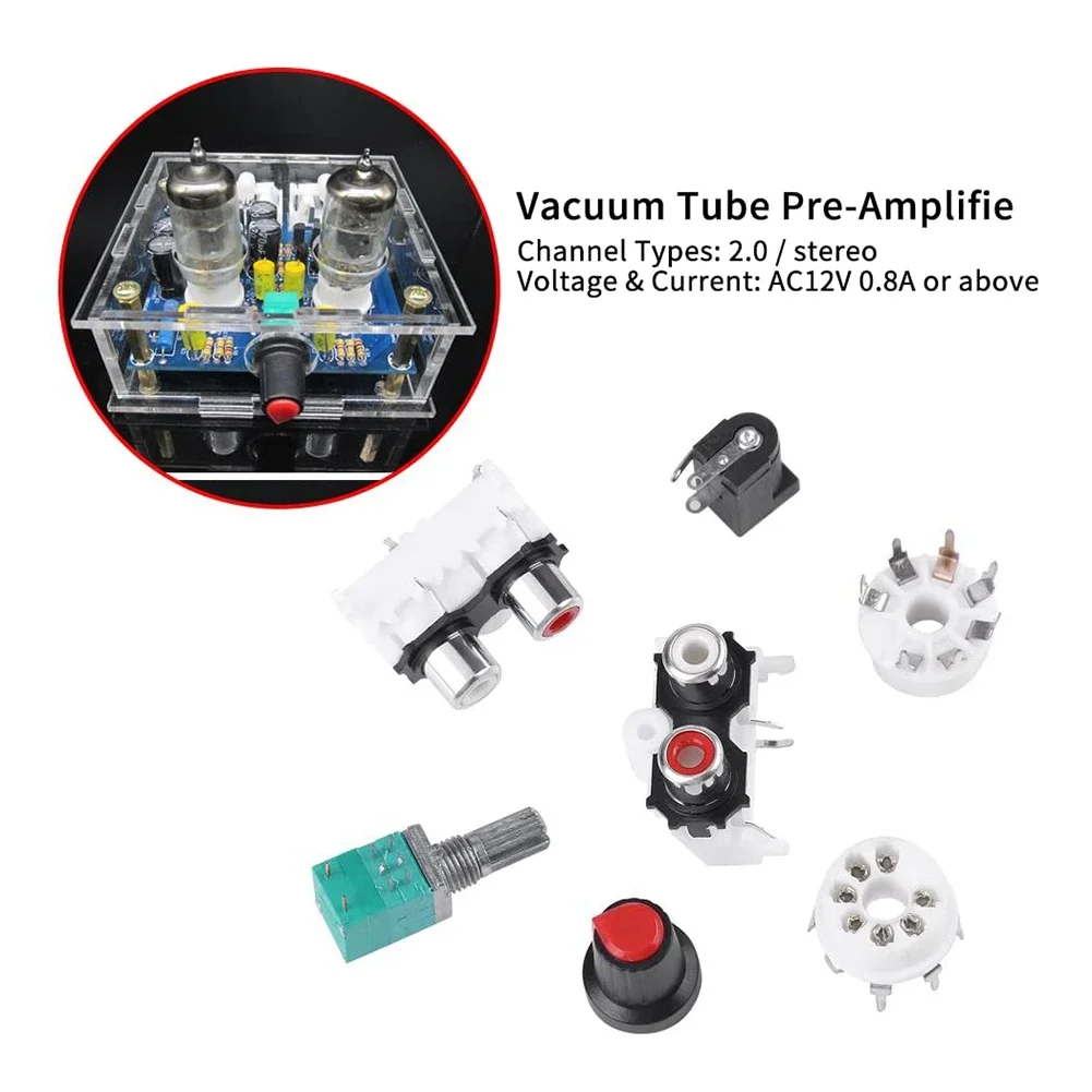 6J1 Tube Amplifiers Board Vacuum Electron Tube Valve Preamp Headphone Amp Parts Preamplifier Musical Fidelity DIY Kit