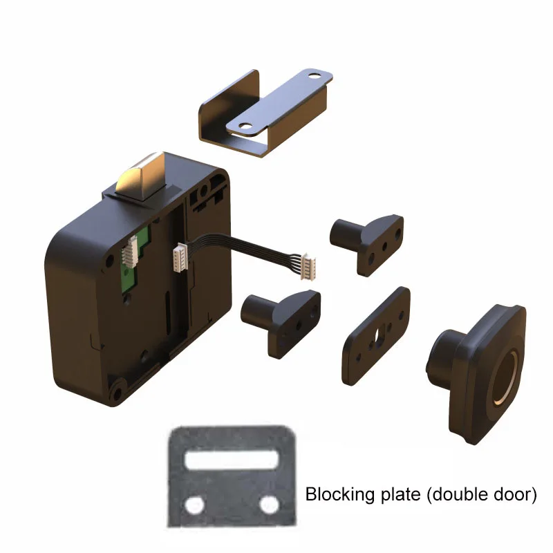 Cerraduras de huellas dactilares inteligentes, cajón, caja de letras, gabinete de archivos, cerradura de puerta electrónica, desbloqueo de huellas dactilares biométrico, antirrobo, Hogar Inteligente