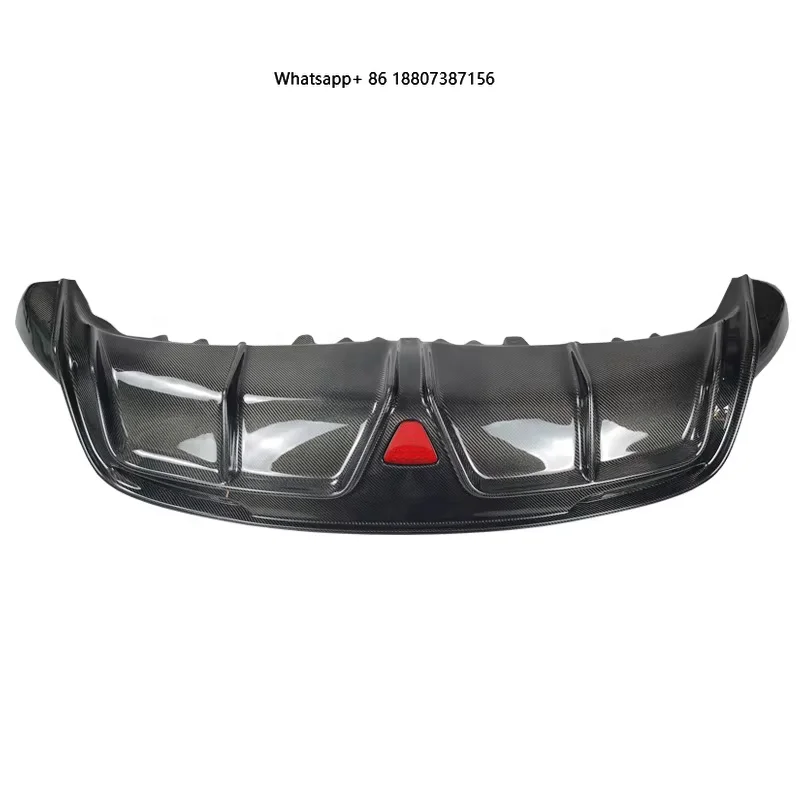 

The Car Parts Body Kit Is Suitable forTesla Model Y Dry Carbon Fiber Rear Diffuser Tail Lip Rear Spoiler