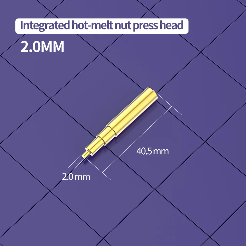 Brass Thread Embedded Kit Heat Insert Nut Iron Tip Soldering Iron Tips M2 M4 Heat Set Insert Tips 3D Printer Parts