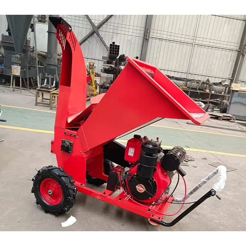 

Gasoline Engine/Electric motor Wood Branch Cutting Chipper Shredder Machine