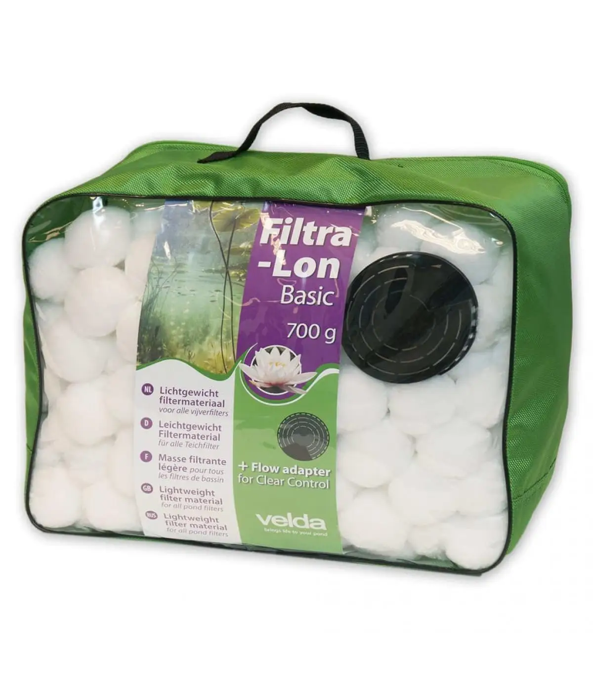 Pond and Fountain Accessories Velda Pond Filter Material Filtra-Lon Basic 700 g White