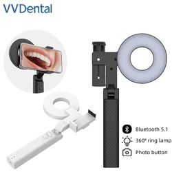 VVDental Dental Photography Flash Lamp Light Photography Holder Camera Twin Flash Dental Photography with 18 LED Light Dentist I