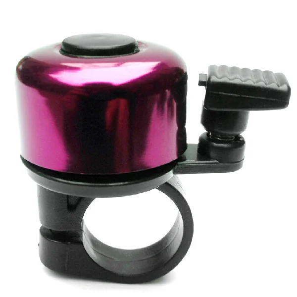 Alloy Touch Bike Handlebar Bell Ring Horn Lever Cycle Push Bike (Purple) Bike bell ring Bell horn