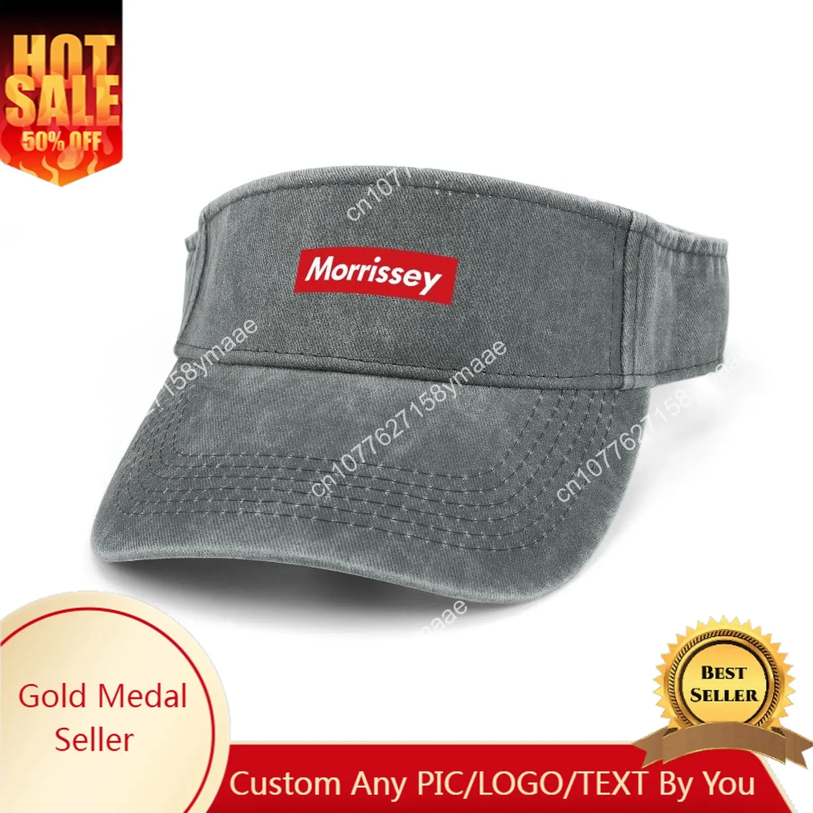 

Morrissey Sun Visor Leaky Top Cowboy Hats Mens Womens Pop Customize DIY Cap Sports Baseball Tennis Golf Caps Empty Open Top Hat