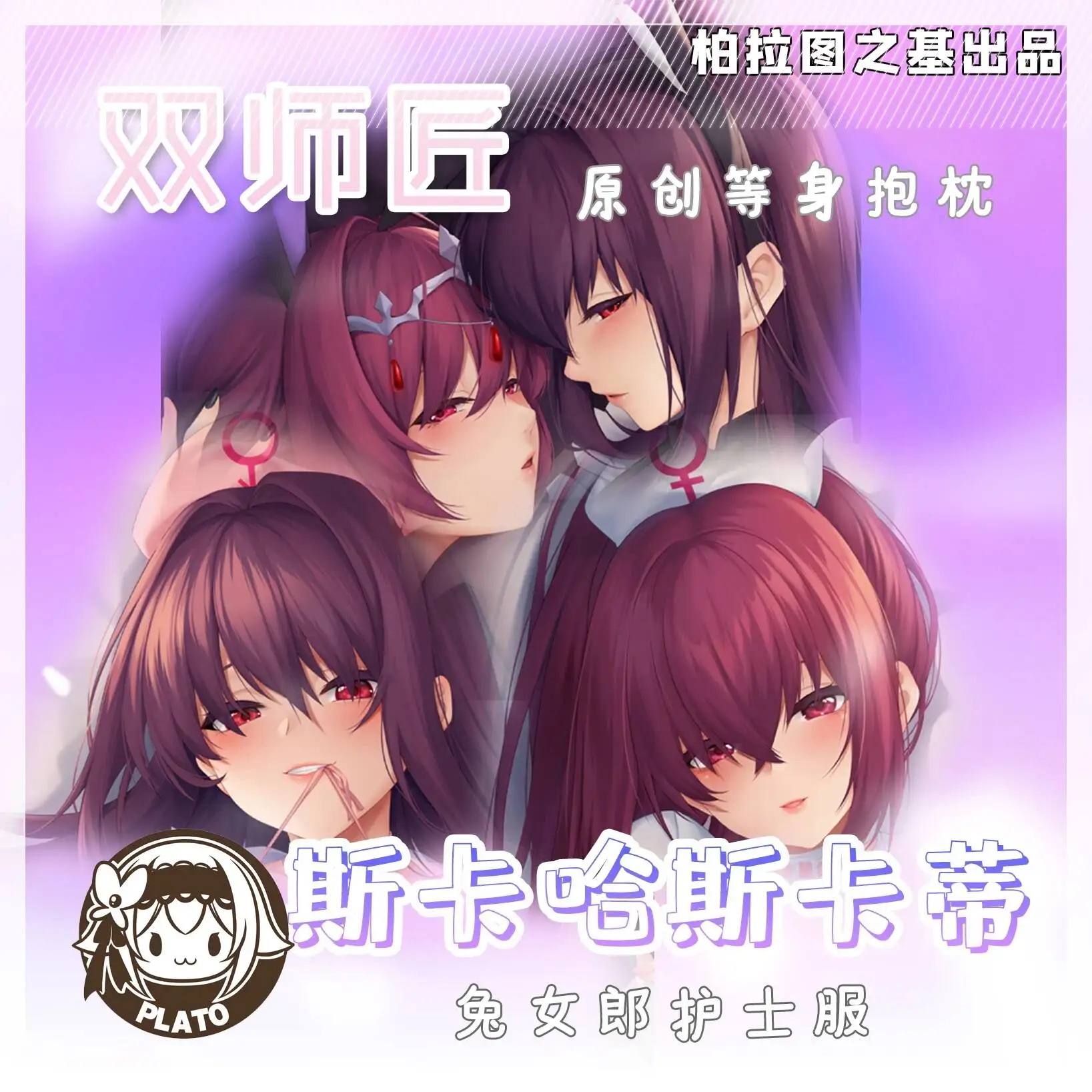 Scáthach FGO  Double-Sided Pillow Case Cover Dakimakura Print Life-Size Body s Anime  Decoration Gift