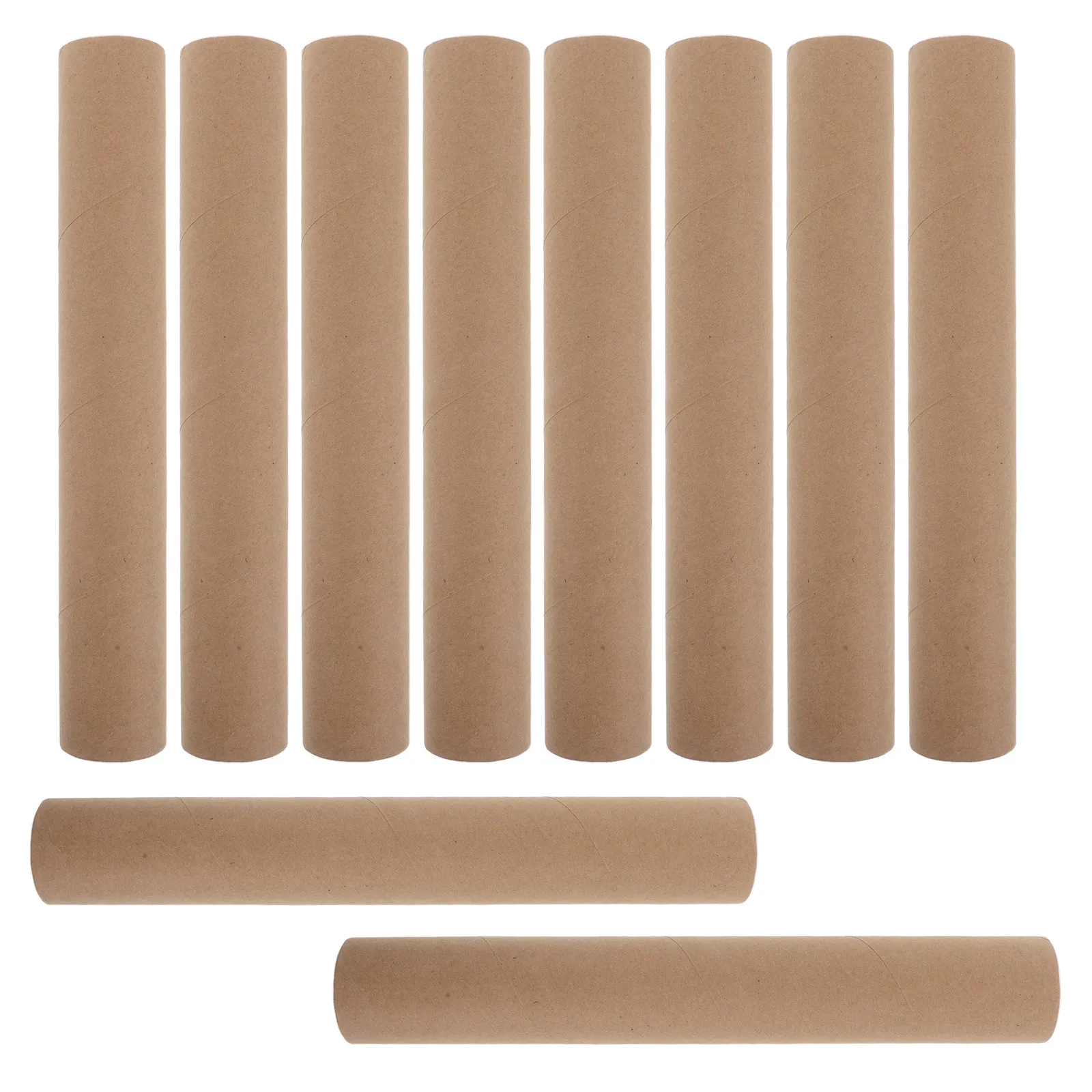 

12Pcs Poster Mailing Tubes Heavy Duty Kraft Tube Container for Documents Art Prints Charts Maps Painting Transport Storage