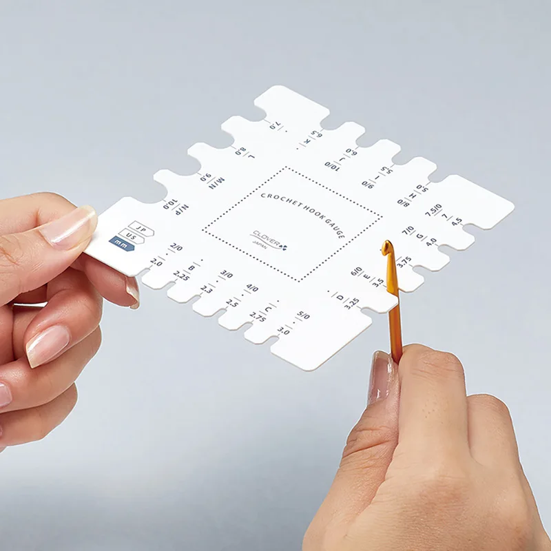 

Измерительная лента Clover (Япония) для вязания: крючки, круговые спицы, измеритель размера игл, для пряжи и одежды