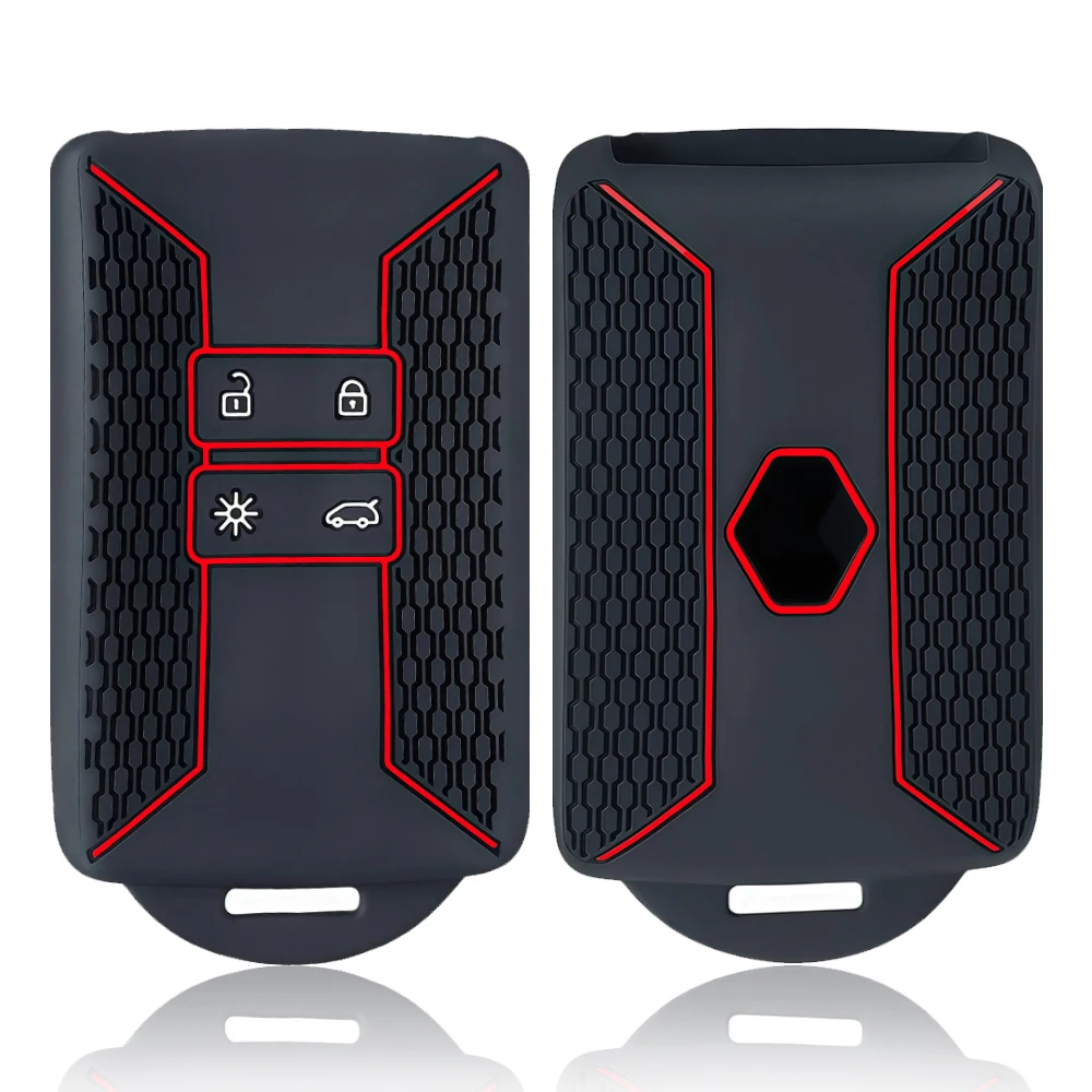 2025 Siliconen Afstandsbediening Autosleutel Case Cover Fob voor Renault Captur Koleos Kadjar Arkana Megane Dacia Duster Sandero Stepway