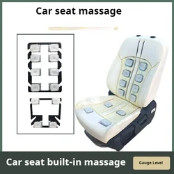 Universal Car Seat Massage System Lumbar Support Electric Pneumatic Massage Complete Set 12 Points Tpu  Seat Modification