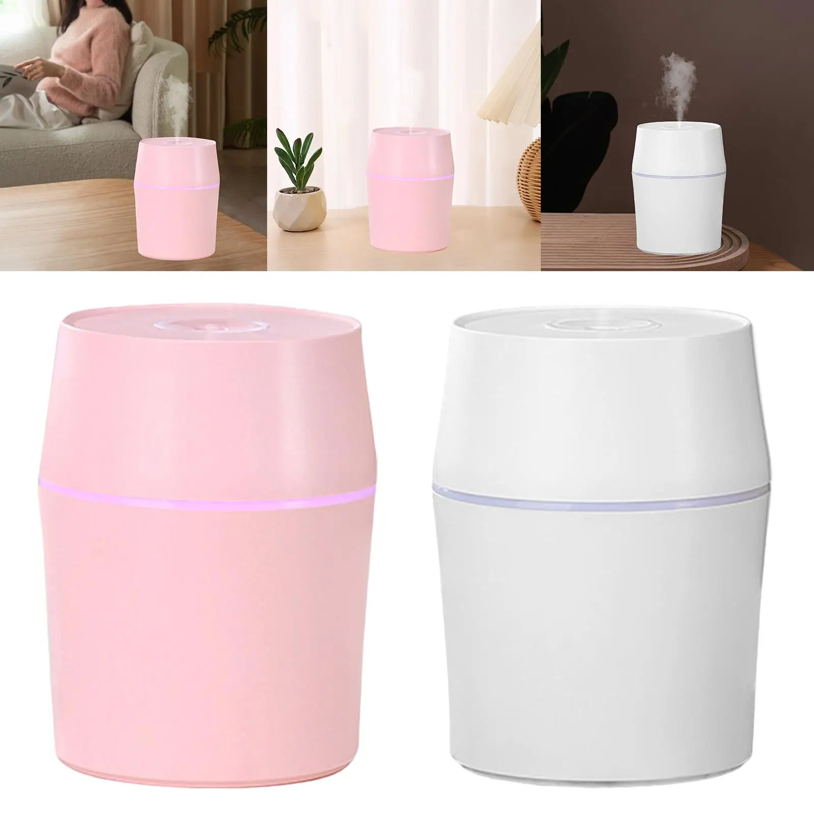 200ml Air Humidifier Colorful Light Small Mini USB Humidifier Personal Desktop Humidifier for Home Bedroom Car Living Room Yoga