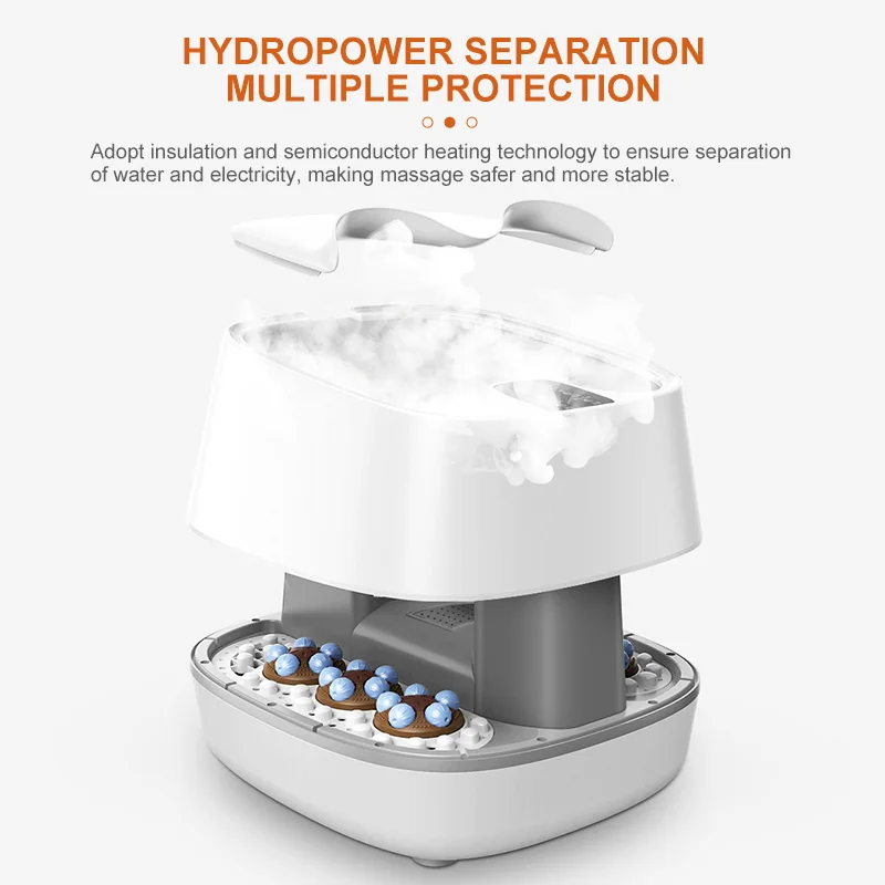 

Портативный паровой и роликовый массажер для похудения, ванна для ног, спа-машина, АБС-пластик, индивидуальный массажер для ног