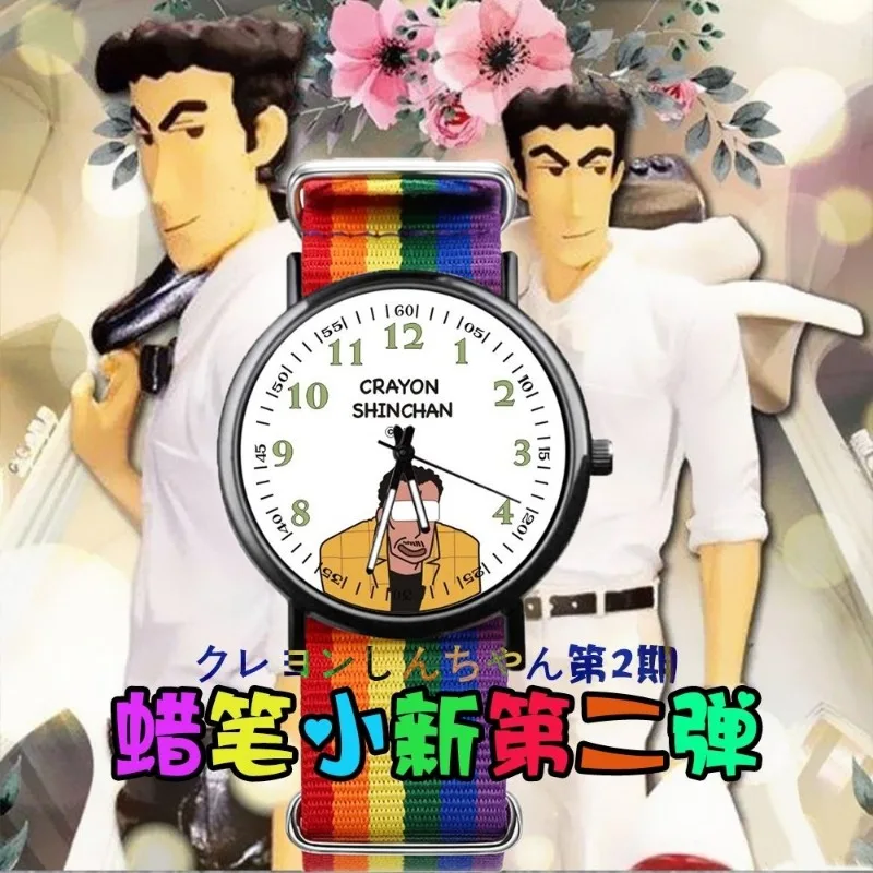 Crayon Shin-chan Nohara Hiroshi Suotome Ai Personality Creative Anime Movie Peripheral Luminous Watch Cartoon Digital Watch Gift