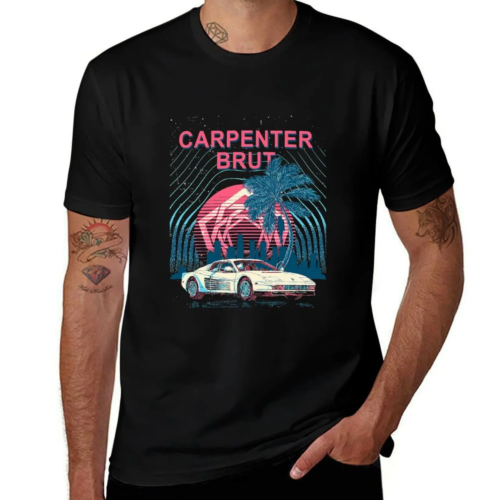 

Carpenter brut T-Shirt t shirt men 100% cotton luxury brand man tshirt T-Shirt