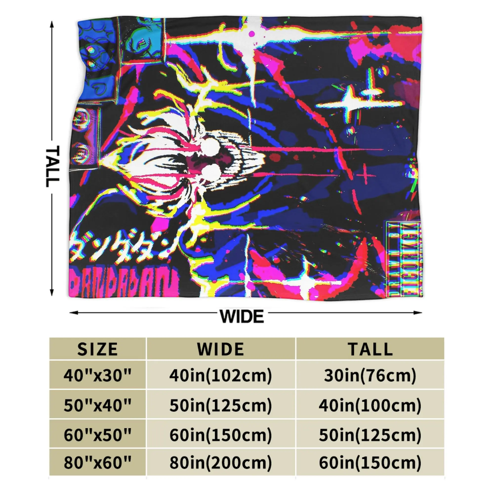 Anime Okarun Dandadan  Flannel Blanket  Soft Bedding Throws for Outdoor Camping Print Bedspread Sofa Bed Cover