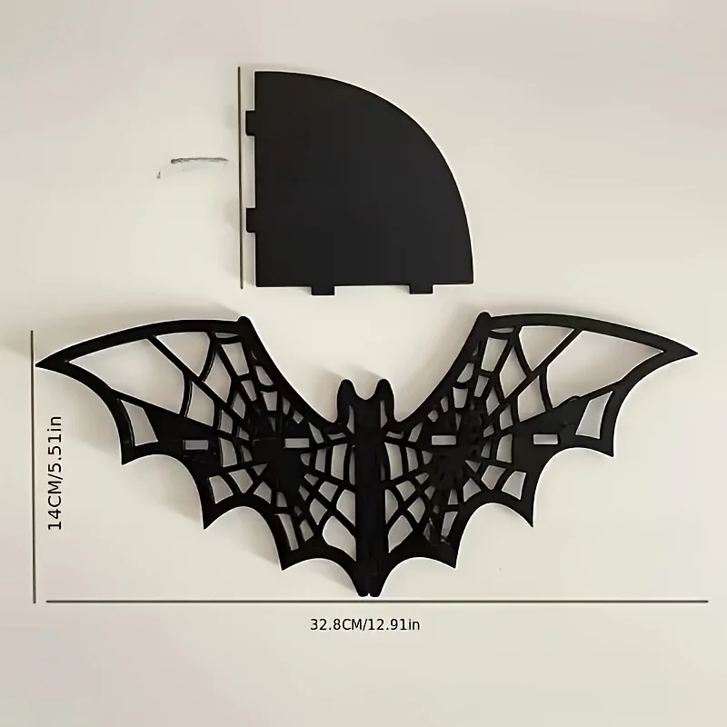 1PCS Floating Animal Display Shelf Wall Mounted Corner Hollowing Creative Shape Storage Shelf for Home Decoration  Theme