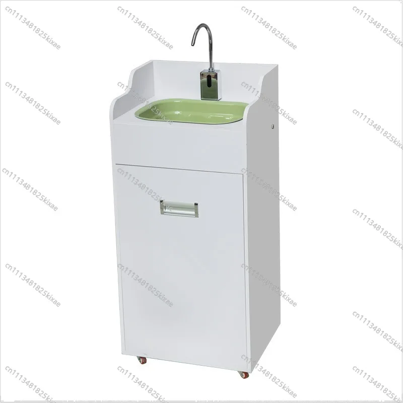For Washbasin Epidemic Prevention Non-contact Water Storage Sink Induction Water Free Installation of Beauty Medical Wash Basin