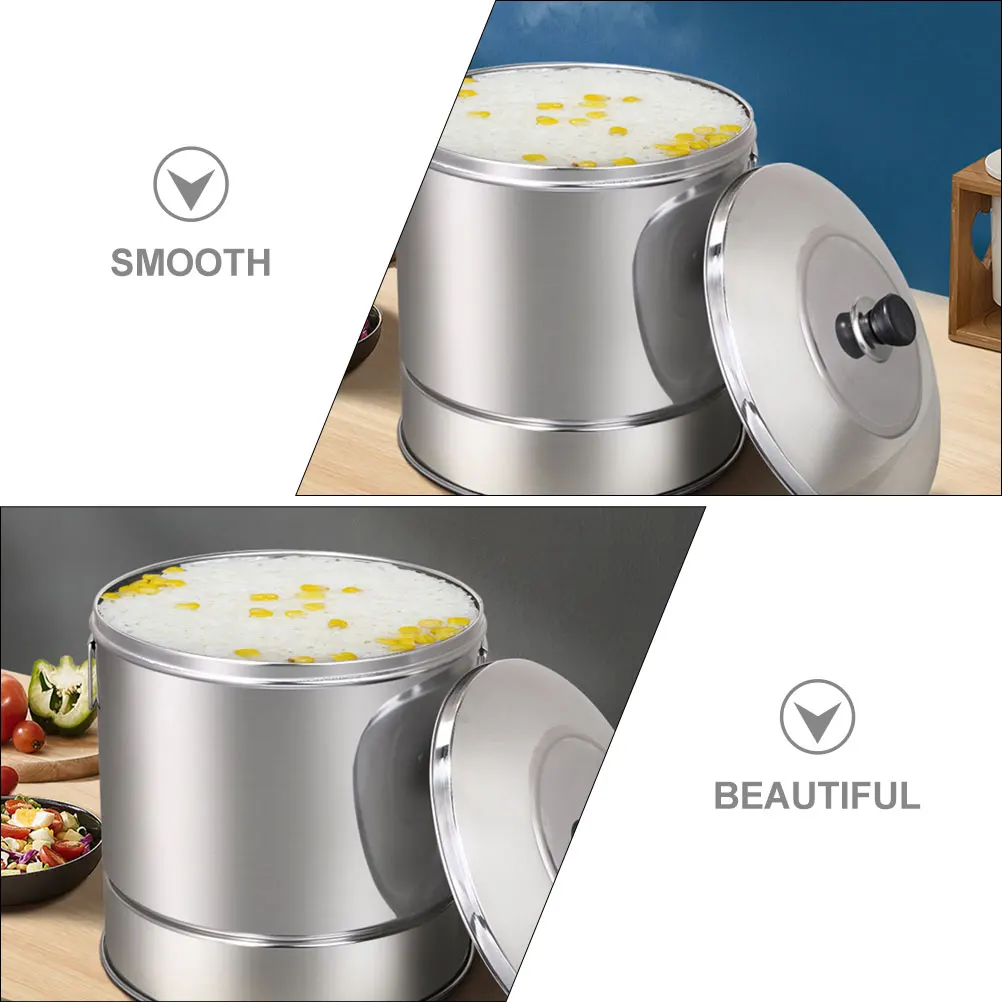 

Stainless Steel Rice Steamer Multi-Functional Rice Bucket Cooking Tool for Home Restaurant Use Cookware Stainless Steel