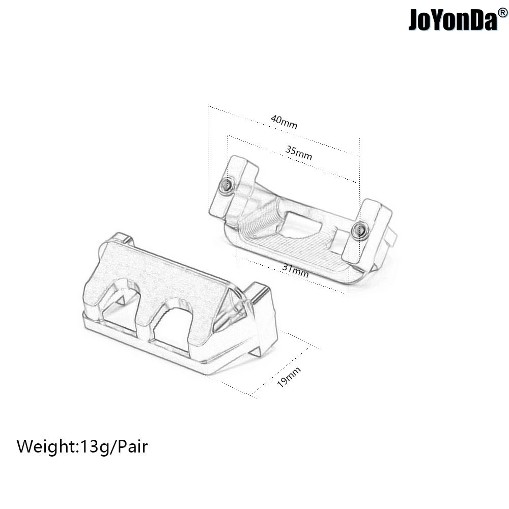 #7037 Alloy Steering Servo Guard / Front & Rear Skid Plate for RC Traxxas 1/16 E-Revo® Summit™ Slash 4WD