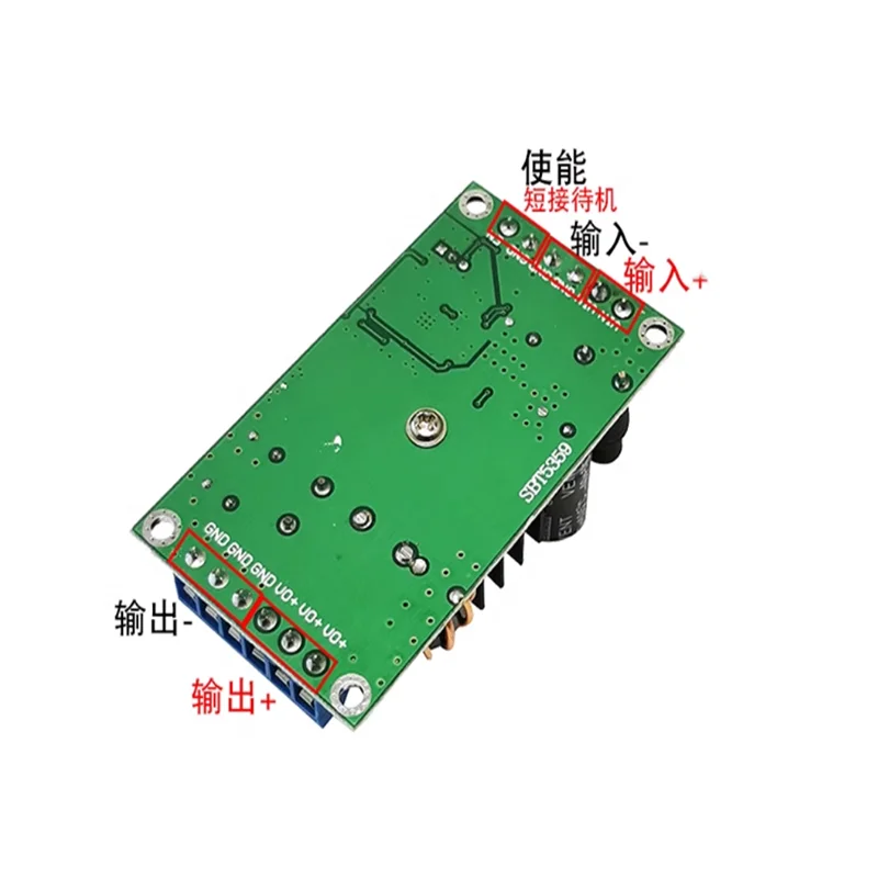 1pcs High-power LTC3780 automatic lift module 14A car computer voltage regulator power board 5-32V to 2-24V
