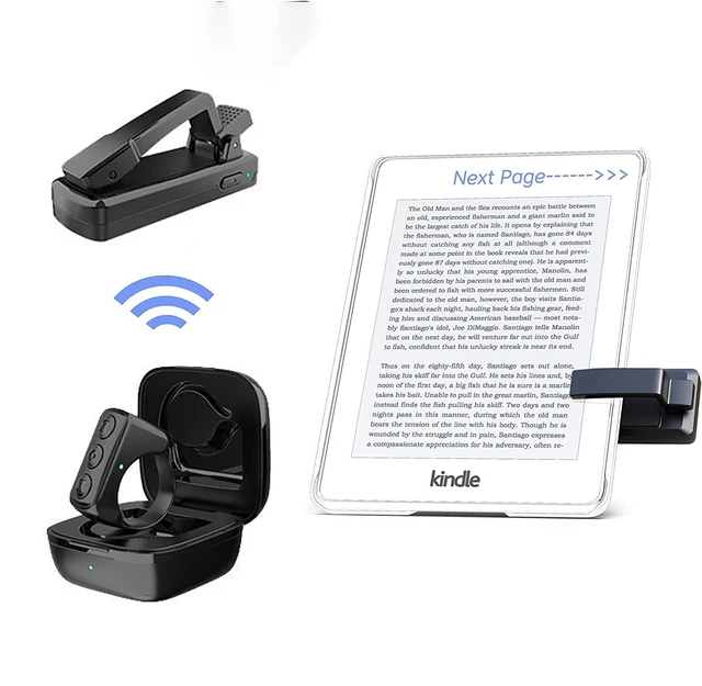 Kindle Page Turner Paperwhite Oasis, Bluetooth E-Reader Controller 