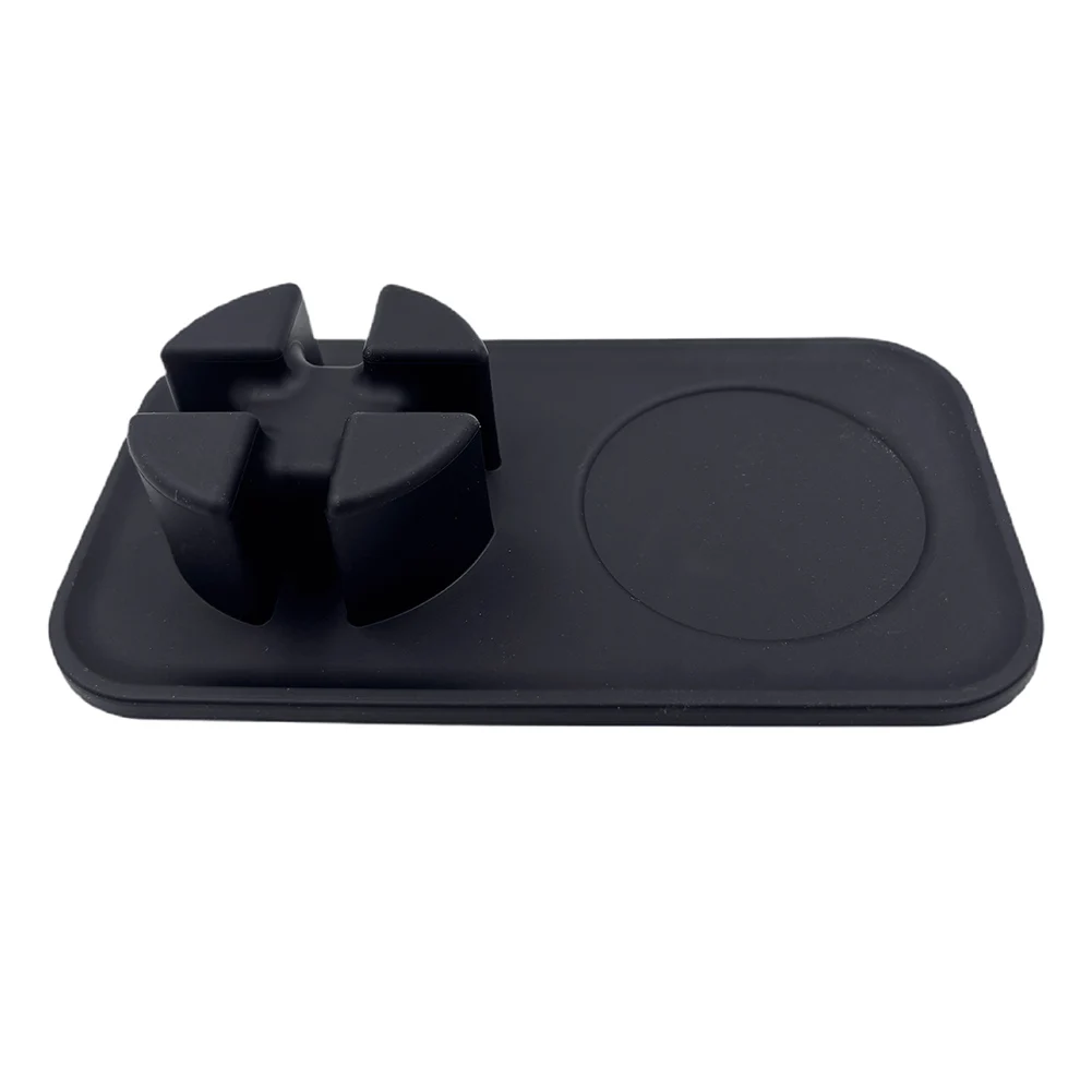 Coffee Machine Tamping Mat Compatible with For NJ Espresso ES601 ES701 Silicone Non Slip Tamper Holder with Groove Design
