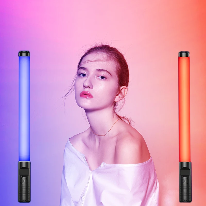 Photography Lighting Stick RGB Handheld LED Light Wand USB Rechargeable 3000-6000K Home Party RGB Fill Lights LED Flash