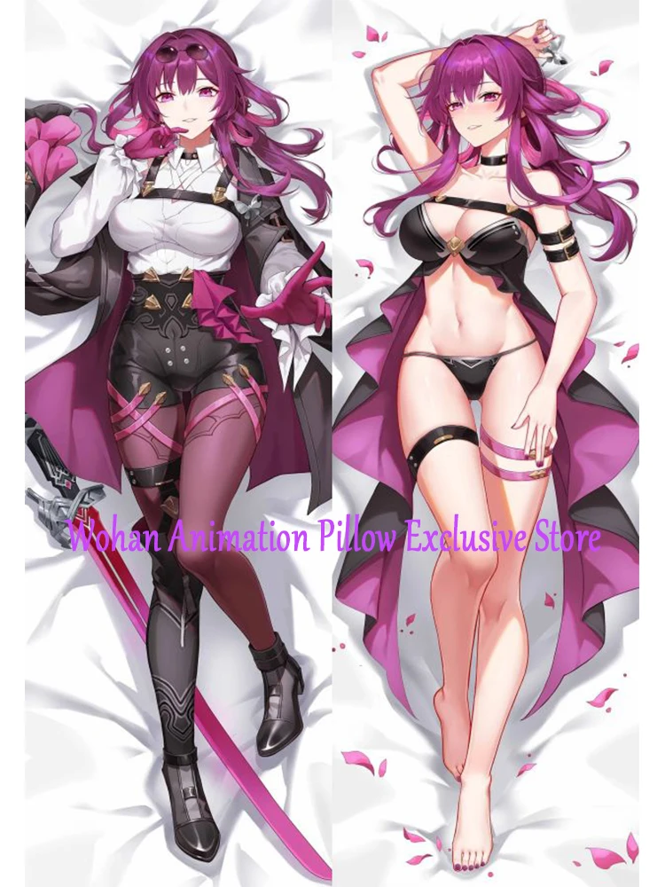 Чехол на подушку в стиле аниме Dakimakura Kafka с двусторонним принтом, 2-сторонняя наволочка, украшение