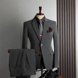 (34) Custom Men's Large Size Suits for All Seasons Casual Business Suits