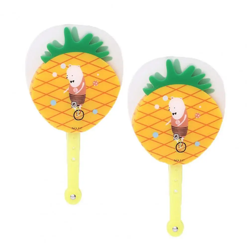 2Pcs Folding Fan Cartoon Fruit Folding Pattern Handheld Fan Lightweight Summer Cooling Fan Decoration