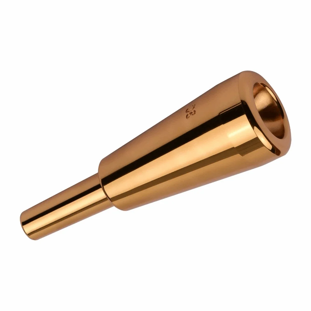 9.8mm Outer Diameter Trumpet Mouthpiece Brass 3C Size Heavy Trumpet Mouthpiece Gold Color Brass Instrument Mouthpiece