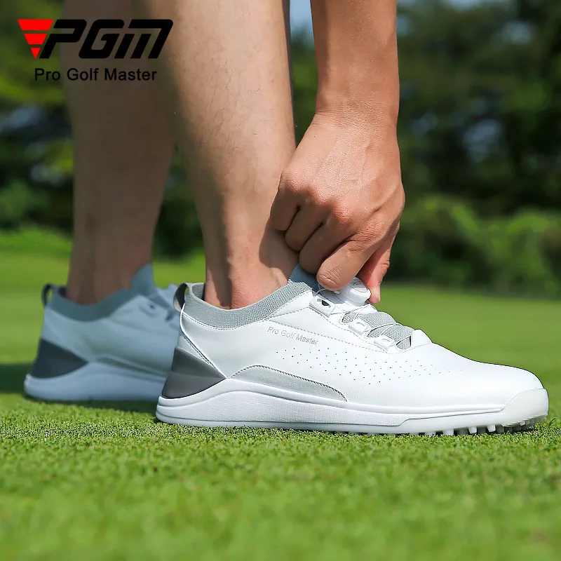 PGM Men's Golf Sport Shoes Casual Sneakers Quick Lacing Microfiber Waterproof Anti-Slip XZ300 Wholesale