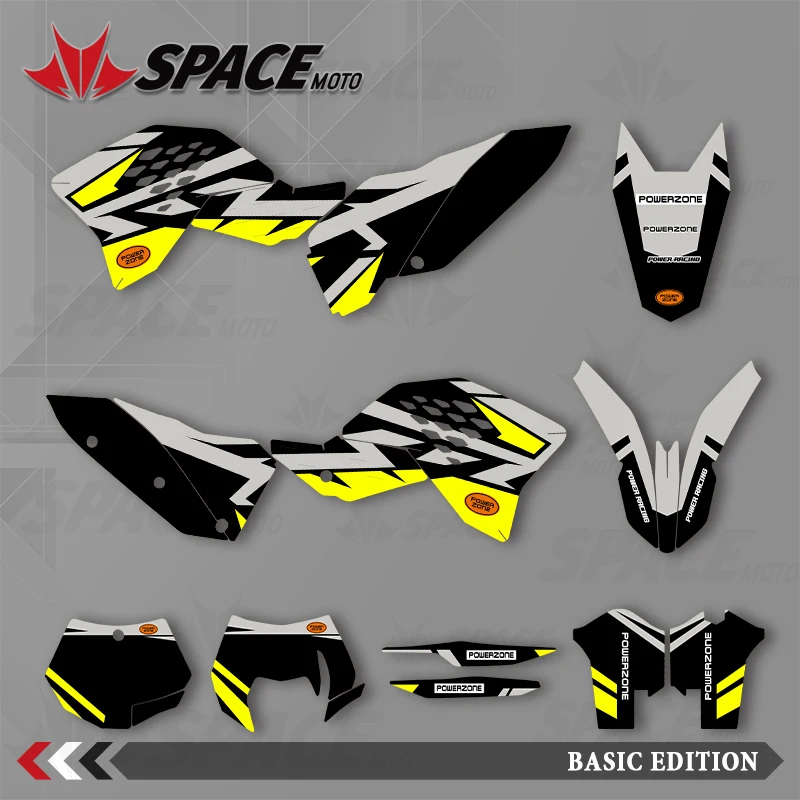 

SPACE MOTO графический фон наклейки наклейки мотоцикл для KTM 07-10 SXF 08-11 EXC