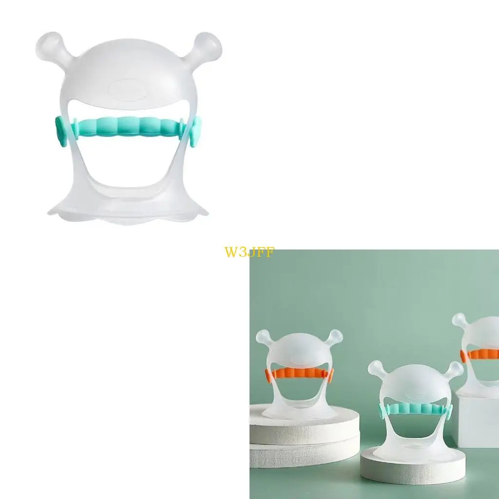 

W3JF Silicone Thumb Sucking Stop Teether Glove Baby Teething Pacifier Prevent Teething Toy Toddler Chew Toy