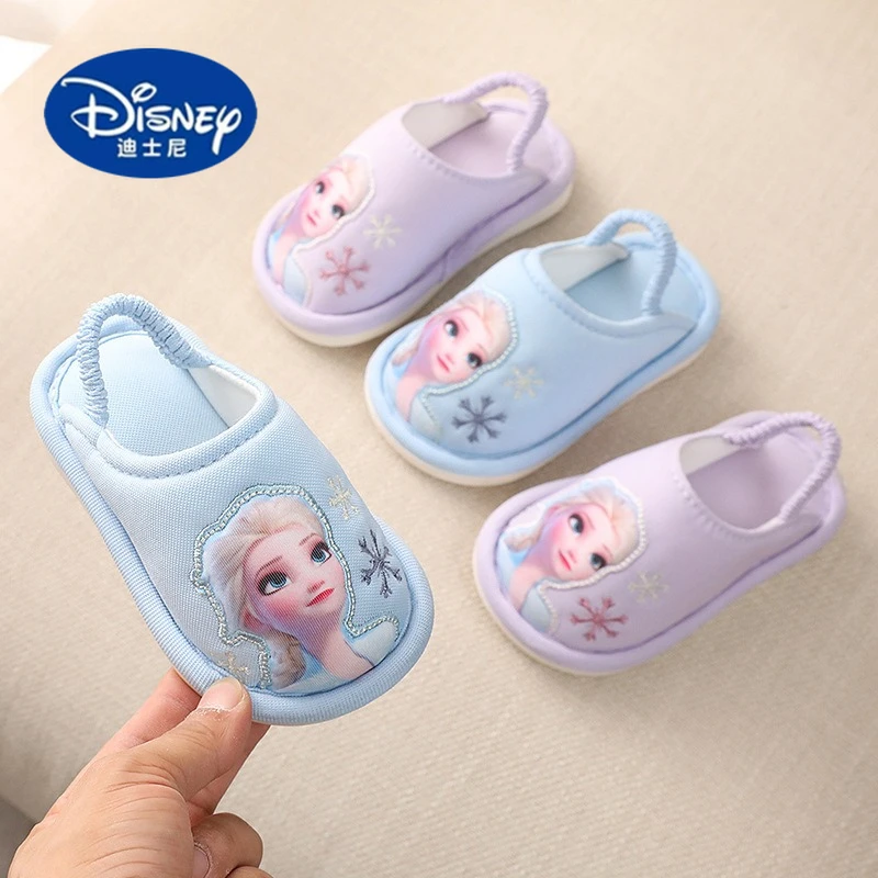

Disney Frozen Baby Shoes, Elsa Winter Booties with Non-Slip Sole, Warm Toddler First Walkers