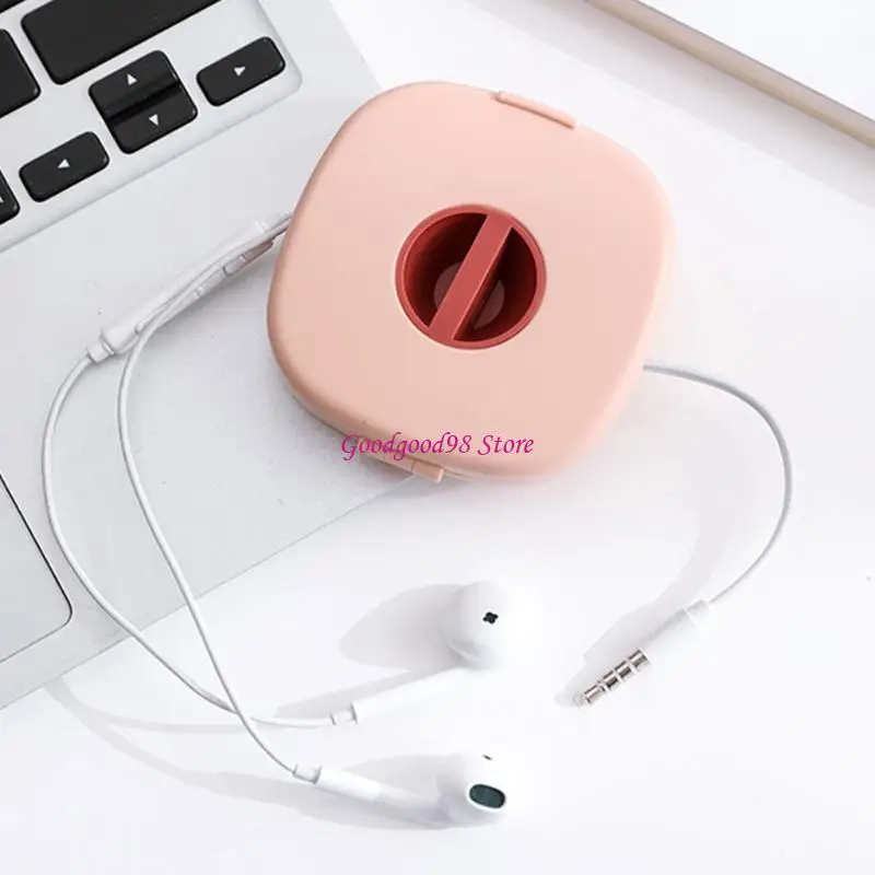 

Cable Holders Data Cord Organiser with Length Control Feature & Rotating Designing for Neat Charging Wire Arrangement W8EC