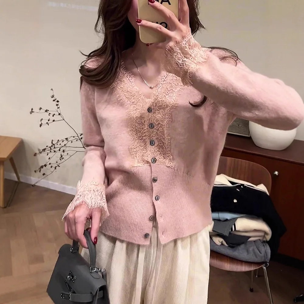 

Толстовка с длинным рукавом, вязаный топ, кардиган, куртка, свитера, кардиганы, свитера, пальто, кружевной вязаный базовый слой