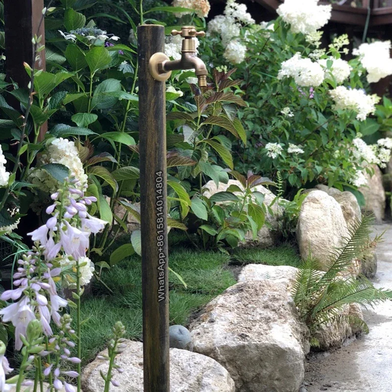 304 stainless steel antique faucet multifunctional outdoor antifreeze column garden courtyard retro faucet single cold water-tap