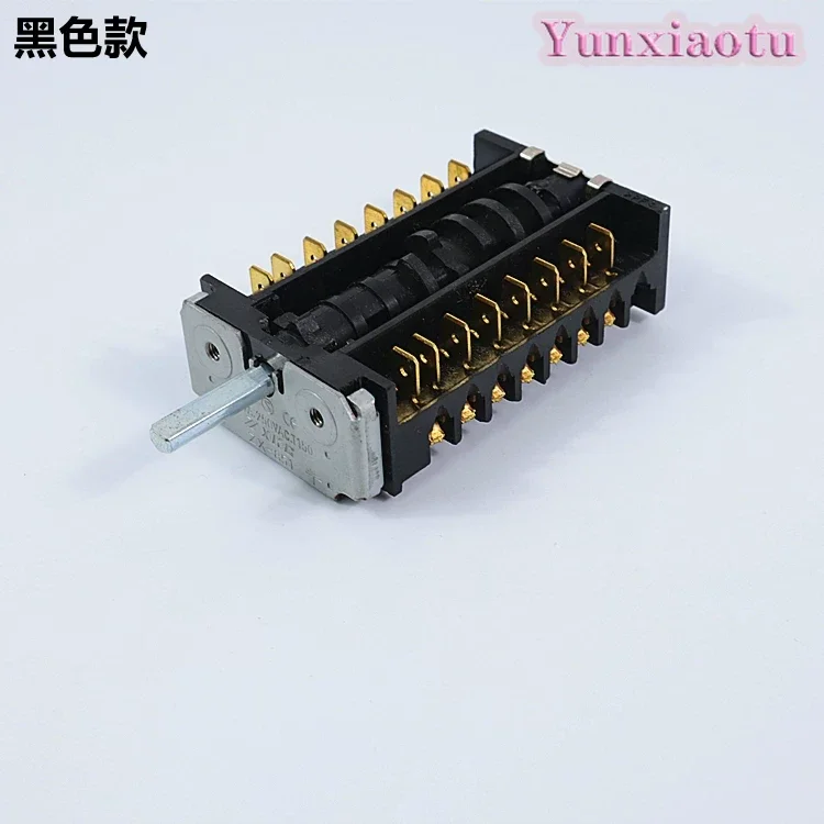 FD102B Oven Steamer Function Rotary Switch, 250V 16A 8+0 Position Multi-Function Selector