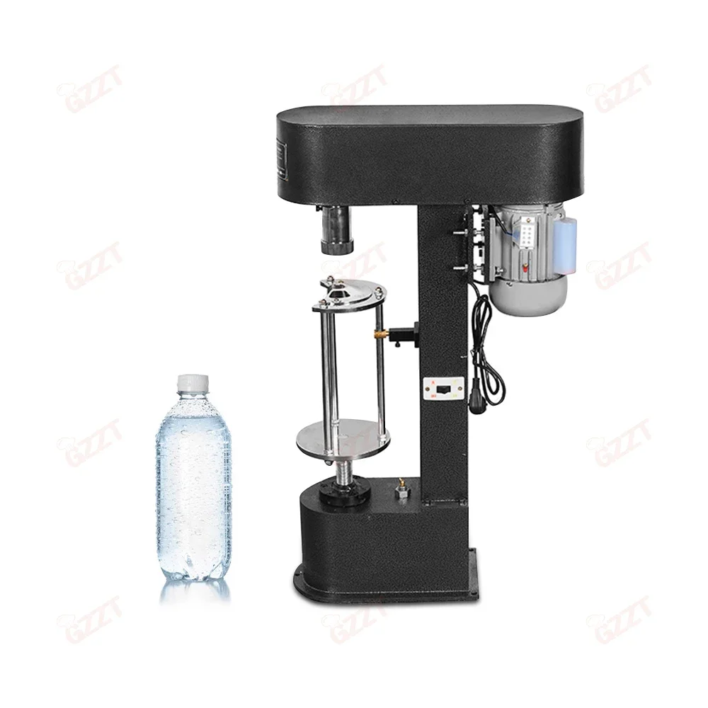 

Semi Auto Glass Plastic Bottles Plastic Metal Screw Capping Tightening Machine Beverage Liquid Bottle Plastic Cover Lid Capper