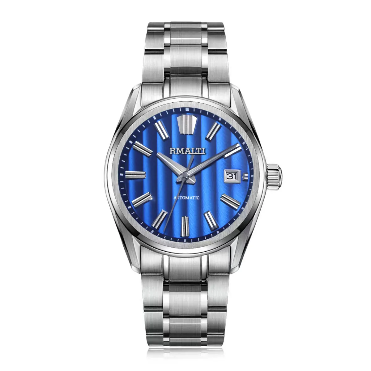 RMALTI NH35 bamboo texture Men's Automatic Mechanical Business Watch Luxury Sapphire 10Bar Simple watch Japanese Sports